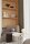 Tischlampe Holz Glas Weiß G9 21 cm Nachttisch blendarm