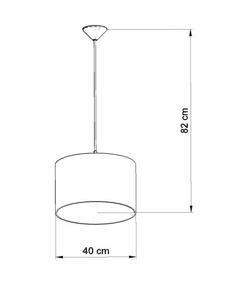 Hängelampe Kinder E27 Fußball Kinderzimmer Ø40 cm rund