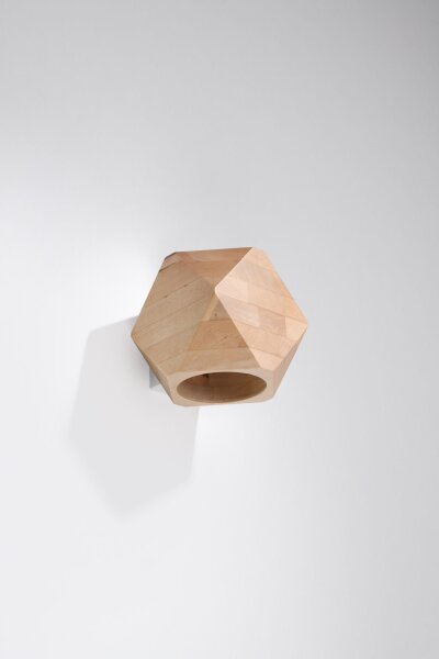Wohnliche Wandleuchte Holz G9 T:14 cm Skandinavisch