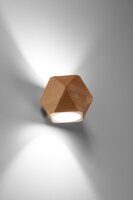 Wohnliche Wandleuchte Holz G9 T:14 cm Skandinavisch