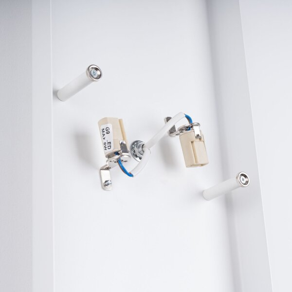 Wandlampe Up Down Weiß G9 H:40 cm blendarm indirekt