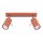 Deckenstrahler Ocker Stahl GU10 flexibel 30 cm 2-flmg