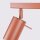 Deckenspot Ocker Stahl GU10 L:45 cm 3-flmg verstellbar