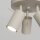 Deckenstrahler Stahl Beige GU10 L:19 cm schwenkbar
