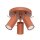Deckenstrahler Stahl Ocker GU10 L:19 cm schwenkbar