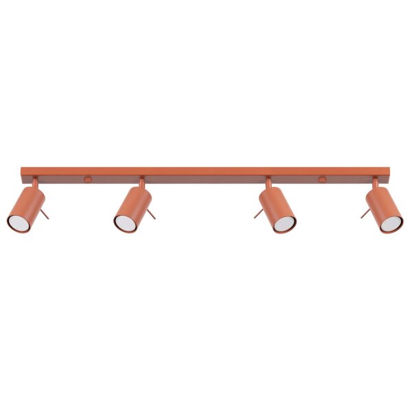 Deckenstrahler Ocker 4-flammig GU10 81 cm flexibel
