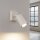 Wandstrahler flexibel Beige Stahl GU10 H:8 cm beweglich