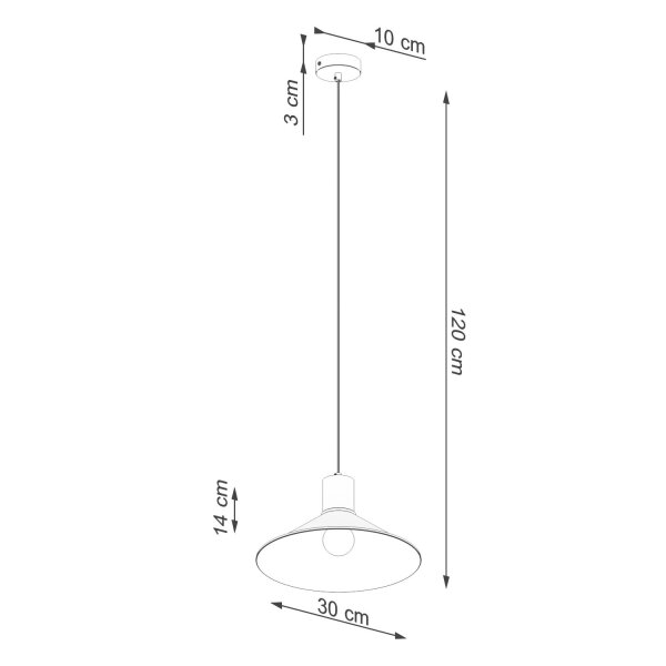 Hängelampe Holz Stahl Weiß E27 Ø30 cm rund Esstisch