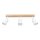 Deckenstrahler Holz Stahl Weiß GU10 61 cm verstellbar