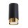 Stilvolle Deckenleuchte Schwarz Gold GU10 Ø6 cm rund