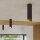 Elegante Deckenlampe Schwarz Gold GU10 Ø6 cm rund