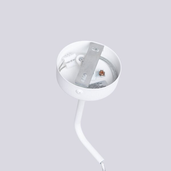 Stilvolle Wandleuchte mit Arm Stahl Weiß GU10 T:17 cm