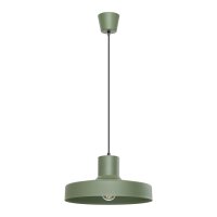 Pendelleuchte Stahl Olivgrün E27 L:35 cm rund...