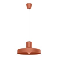 Pendelleuchte Stahl Ocker E27 L:35 cm rund gemütlich