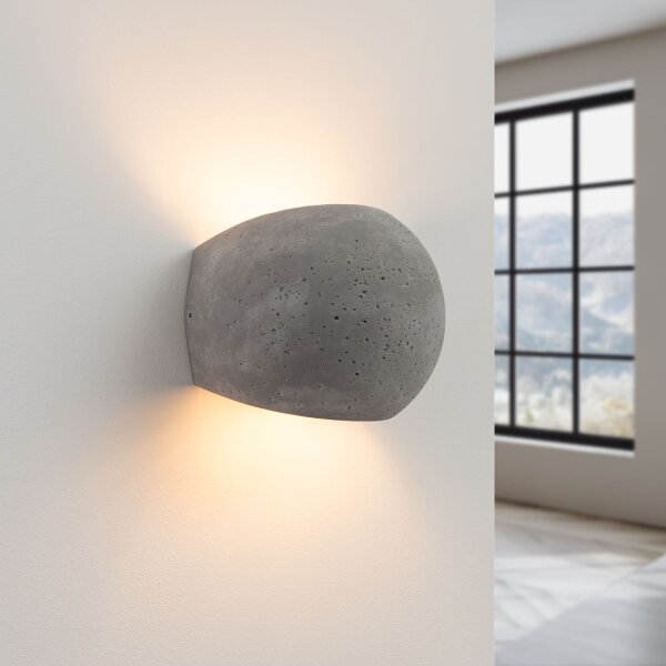 Wandleuchte Up Down Beton G9 T:14 cm indirekt blendarm