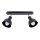 Deckenspot flexibel Schwarz Stahl E27 47 cm 2-flammig