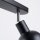 Deckenspot flexibel Schwarz Stahl E27 47 cm 2-flammig