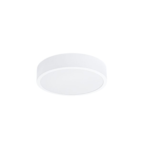 LED Deckenleuchte Aluminium Weiß 3000 K Ø30 cm blendarm
