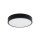 LED Deckenleuchte Aluminium Schwarz 3000 K L:40 cm rund