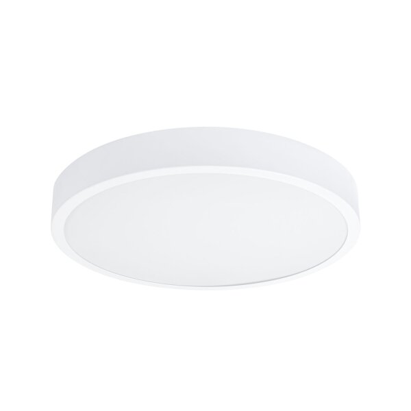 LED Deckenleuchte Weiß Alu 3000 K rund Ø50 cm blendarm