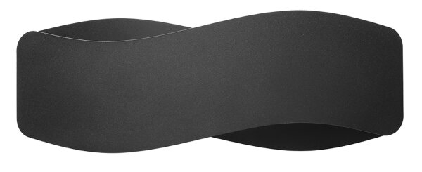 Wandlampe Up Down Schwarz G9 T:15 cm indirekt blendarm