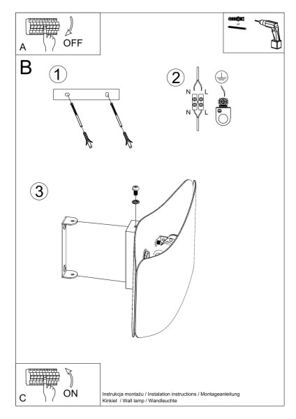 Wandlampe Up Down Schwarz G9 T:15 cm indirekt blendarm
