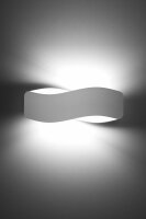 Wandlampe Up Down Weiß G9 T:15 cm indirekt blendarm