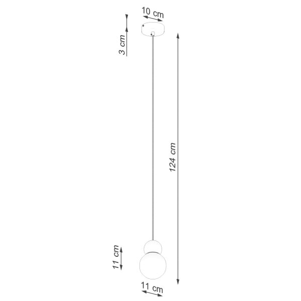 Hängelampe Holz Glas Weiß G9 rund Ø11 cm blendarm