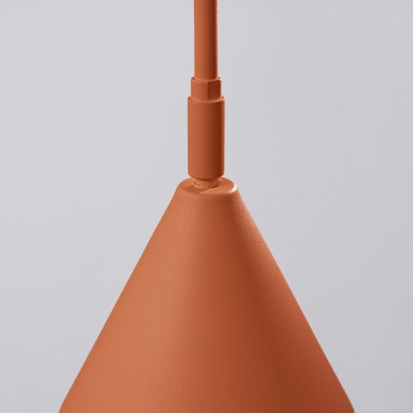 Wandlampe Ocker Stahl E14 Schalter Stecker H:30 cm