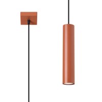 Pendelleuchte Stahl Ocker GU10 rund Ø8 cm akzentuiert