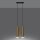 Pendelleuchte Gold Stahl GU10 2-flammig 30 cm lang