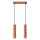 Lange Hängelampe Ocker Stahl GU10 2-flammig 30 cm