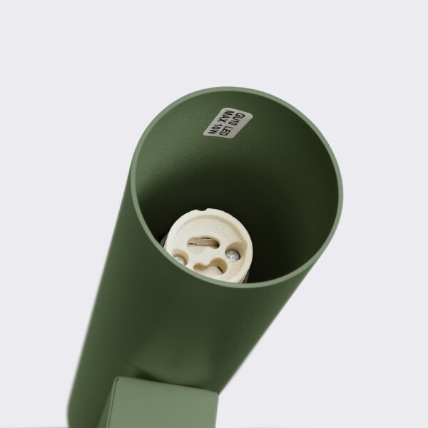 Wandlampe Up Down Olivgrün Stahl GU10 H:30 cm indirekt