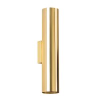 Wandleuchte Up Down Gold Stahl GU10 H:30 cm indirekt