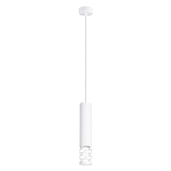 Hängelampe Weiß Stahl GU10 L:8 cm rund Esstisch