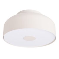 Deckenleuchte blendarm Beige Stahl E27 rund Ø30 cm