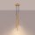 Runde Pendelleuchte Gold Stahl G9 L:20 cm 3-flammig