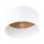 Skandinavische Deckenlampe Holz Stoff E27 Ø35 cm rund