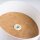 Skandinavische Deckenlampe Holz Stoff E27 Ø35 cm rund