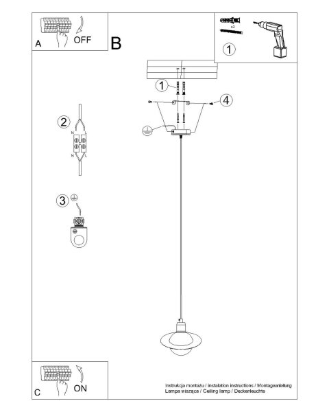 Pendelleuchte Glas Stahl Weiß G9 Ø20 cm rund blendarm