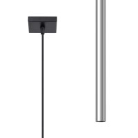 Runde Hängelampe Chrom Stahl G9 Ø3,5 cm...