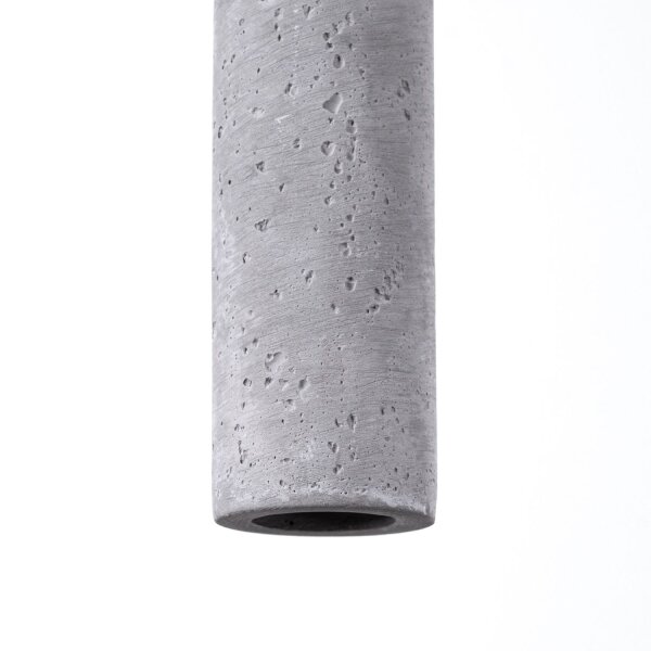 Runde Hängelampe Beton Grau G9 Ø3,5 cm akzentuiert