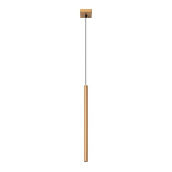 Runde Pendelleuchte Gold Stahl G9 Ø3,5 cm akzentuiert
