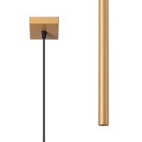 Runde Pendelleuchte Gold Stahl G9 Ø3,5 cm akzentuiert