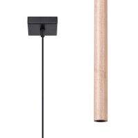 Runde Hängelampe Holz Natur G9 Ø3,5 cm...