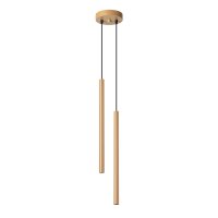 Hängelampe Gold Stahl G9 L:15 cm 2-flammig akzentuiert