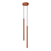 Pendelleuchte Ocker Stahl G9 L:15 cm 2-flammig stilvoll