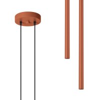 Pendelleuchte Ocker Stahl G9 L:15 cm 2-flammig stilvoll