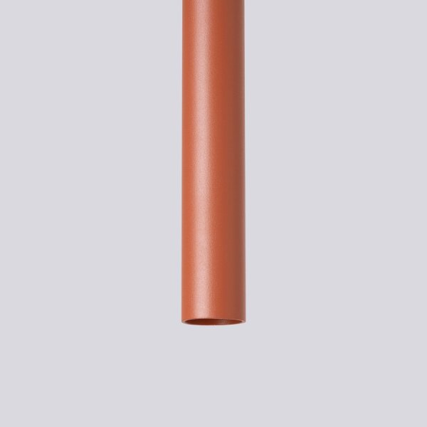 Lange Pendelleuchte Ocker Stahl G9 30 cm 3-flammig