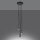 Runde Pendelleuchte Beton Grau G9 L:19,5 cm 3-flammig